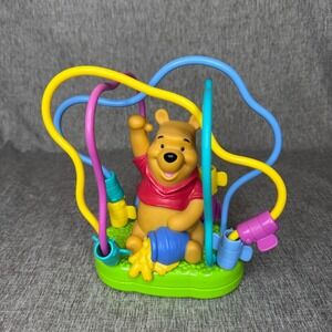 Vintage 1999 Disney Winnie the Pooh Bead Maze Toy Mattel Toddler Activity
